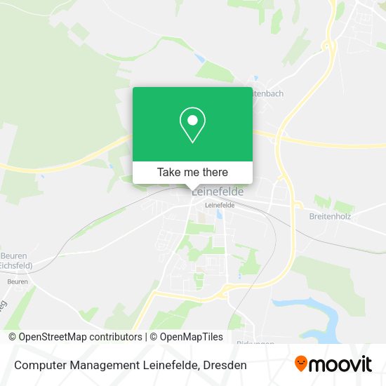 Карта Computer Management Leinefelde