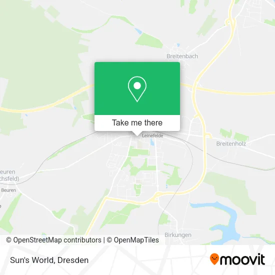 Карта Sun's World