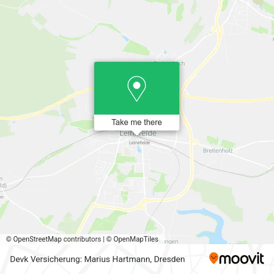 Карта Devk Versicherung: Marius Hartmann