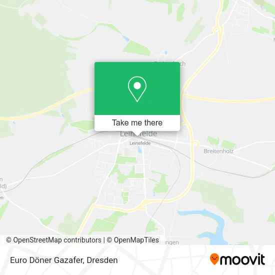Карта Euro Döner Gazafer