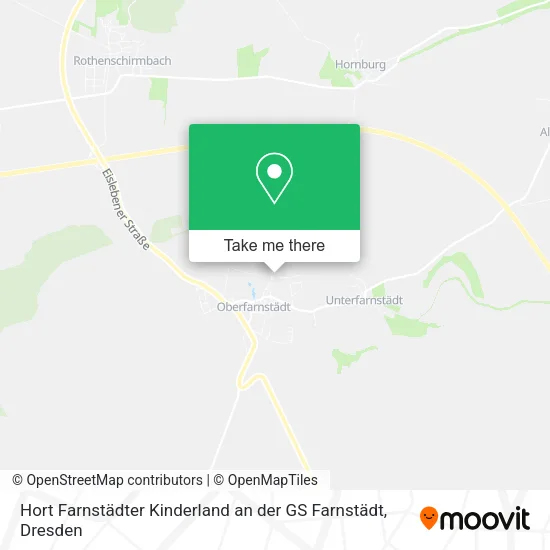 Карта Hort Farnstädter Kinderland an der GS Farnstädt