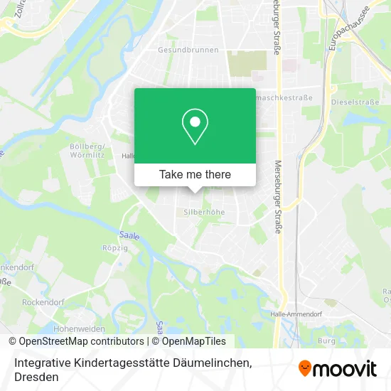Карта Integrative Kindertagesstätte Däumelinchen