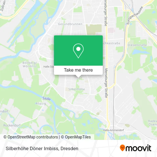 Карта Silberhöhe Döner Imbiss