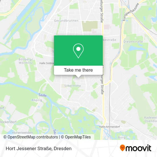 Карта Hort Jessener Straße