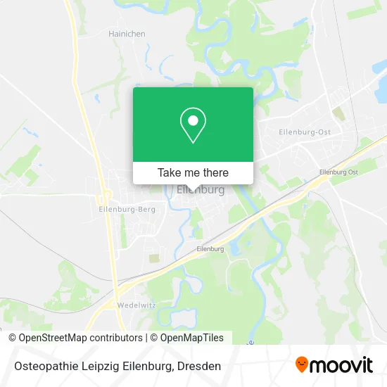 Карта Osteopathie Leipzig Eilenburg