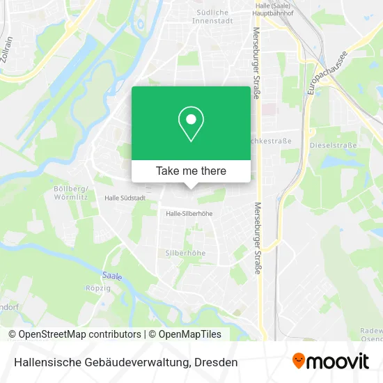 Карта Hallensische Gebäudeverwaltung