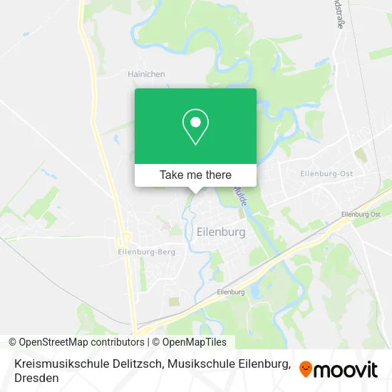 Карта Kreismusikschule Delitzsch, Musikschule Eilenburg