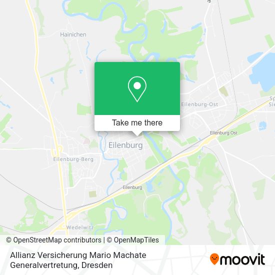 Карта Allianz Versicherung Mario Machate Generalvertretung