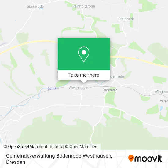 Карта Gemeindeverwaltung Bodenrode-Westhausen