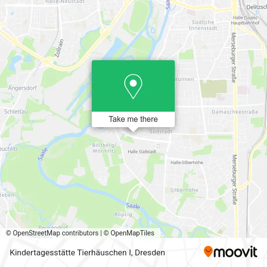 Карта Kindertagesstätte Tierhäuschen I