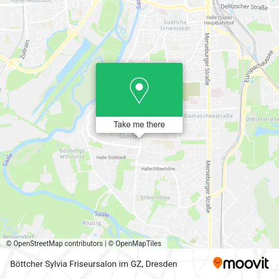 Карта Böttcher Sylvia Friseursalon im GZ