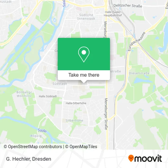 Карта G. Hechler