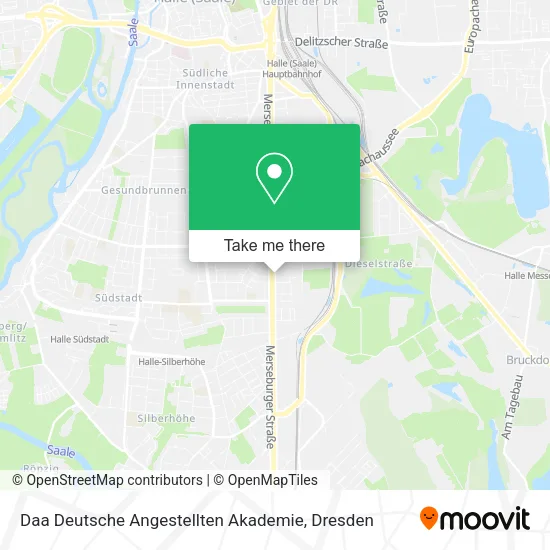Карта Daa Deutsche Angestellten Akademie