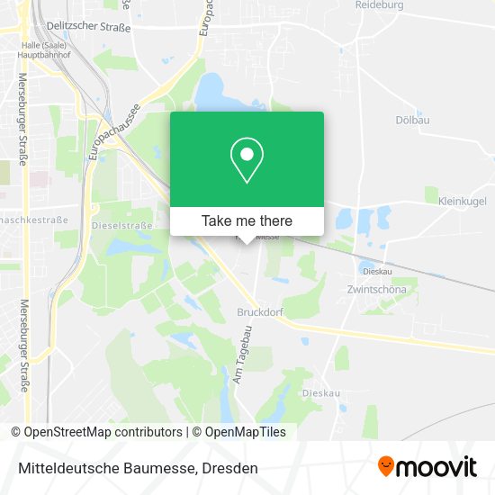 Карта Mitteldeutsche Baumesse