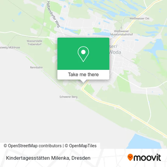 Карта Kindertagesstätten Milenka