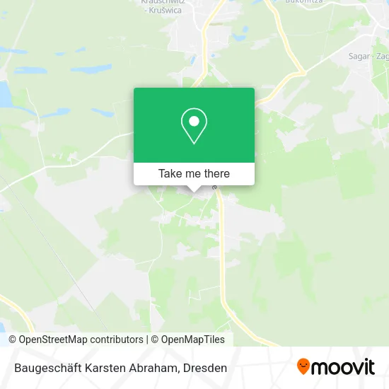 Карта Baugeschäft Karsten Abraham