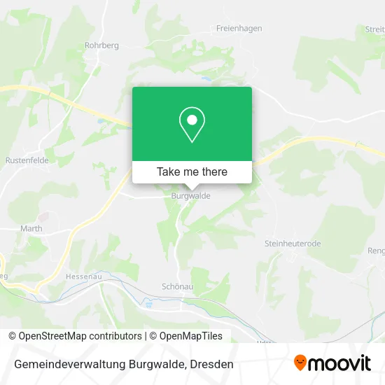 Карта Gemeindeverwaltung Burgwalde