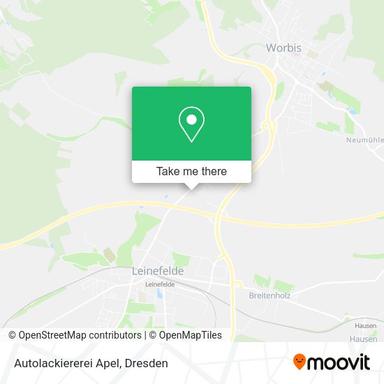 Карта Autolackiererei Apel
