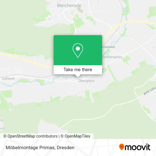 Möbelmontage Primas map