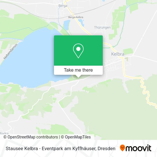 Карта Stausee Kelbra - Eventpark am Kyffhäuser