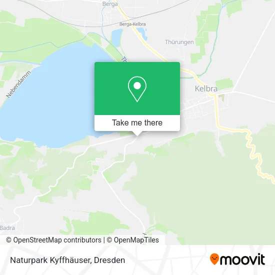 Карта Naturpark Kyffhäuser