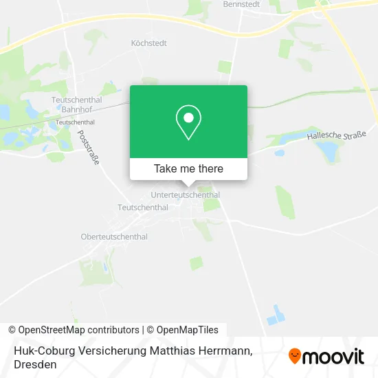 Карта Huk-Coburg Versicherung Matthias Herrmann