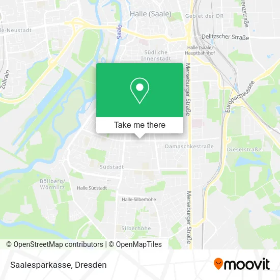 Карта Saalesparkasse