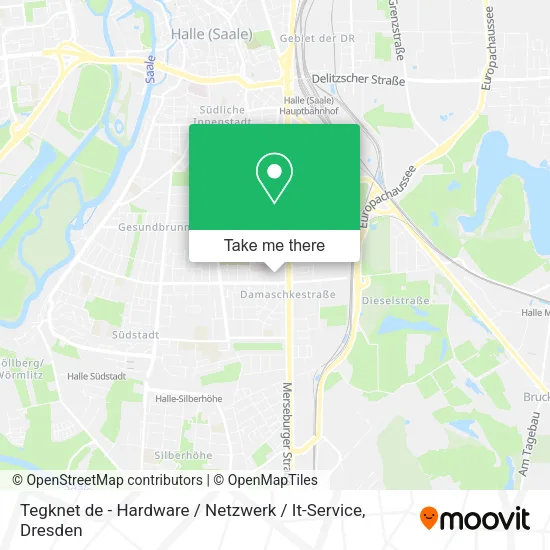 Карта Tegknet de - Hardware / Netzwerk / It-Service