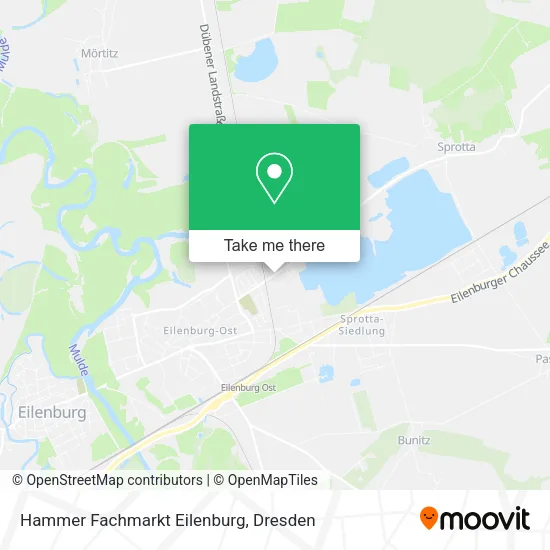 Карта Hammer Fachmarkt Eilenburg