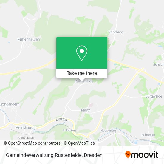 Карта Gemeindeverwaltung Rustenfelde