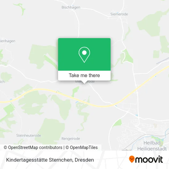 Карта Kindertagesstätte Sternchen