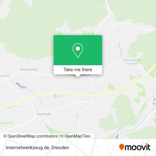 Карта Internetwerkzeug de