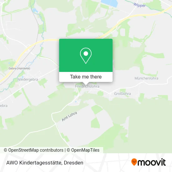 Карта AWO Kindertagesstätte