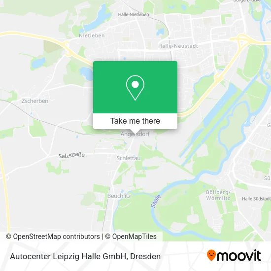 Карта Autocenter Leipzig Halle GmbH
