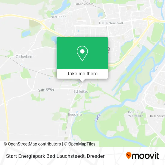 Карта Start Energiepark Bad Lauchstaedt