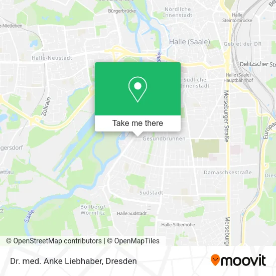 Карта Dr. med. Anke Liebhaber