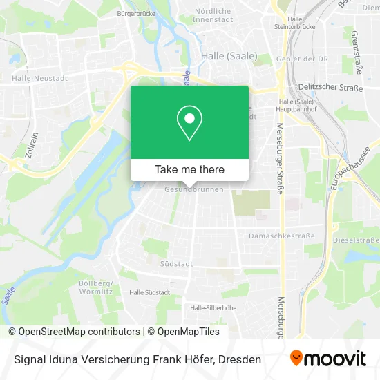 Карта Signal Iduna Versicherung Frank Höfer