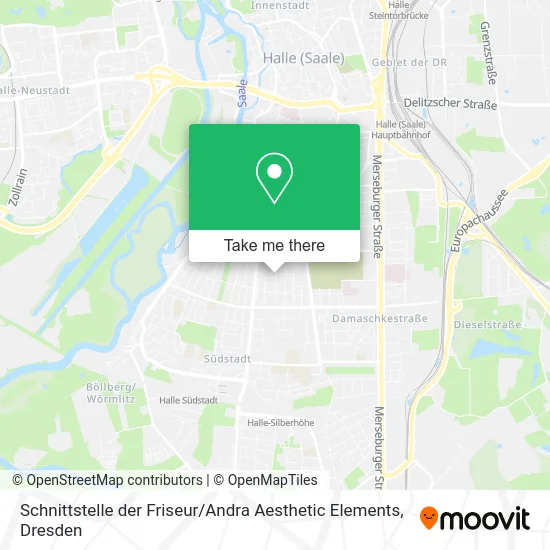 Карта Schnittstelle der Friseur / Andra Aesthetic Elements