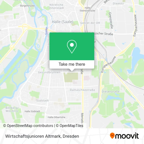 Карта Wirtschaftsjunioren Altmark