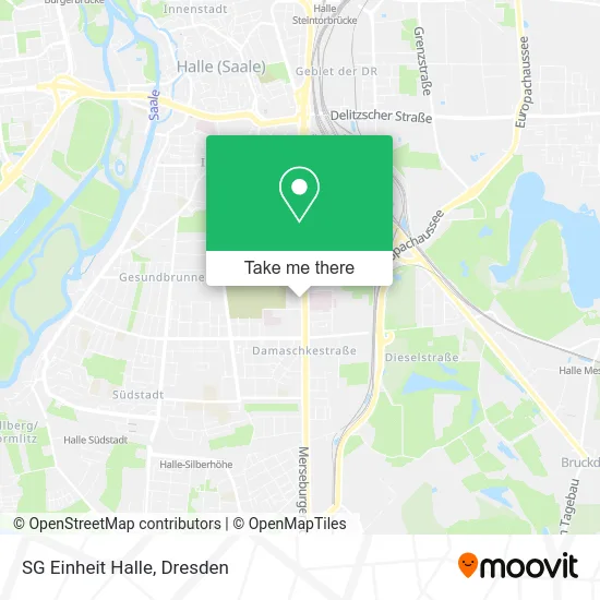 Карта SG Einheit Halle