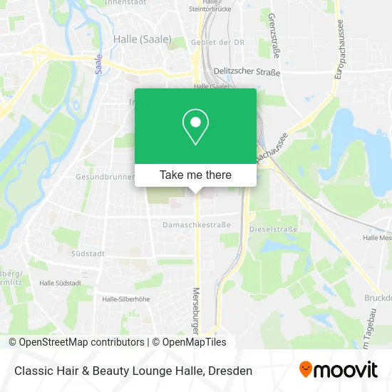 Карта Classic Hair & Beauty Lounge Halle