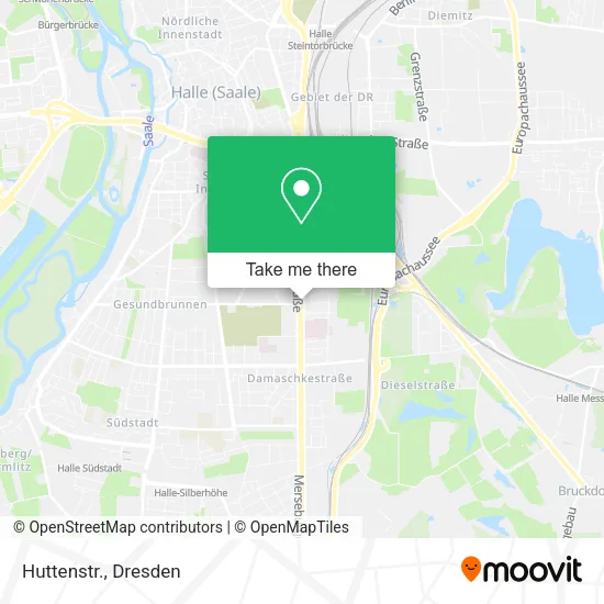 Карта Huttenstr.