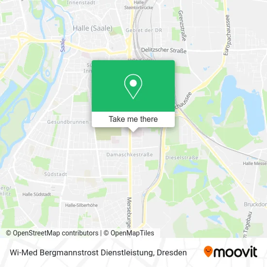 Карта Wi-Med Bergmannstrost Dienstleistung