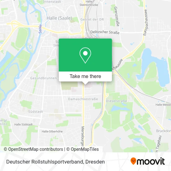 Карта Deutscher Rollstuhlsportverband