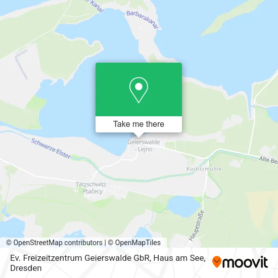 Карта Ev. Freizeitzentrum Geierswalde GbR, Haus am See