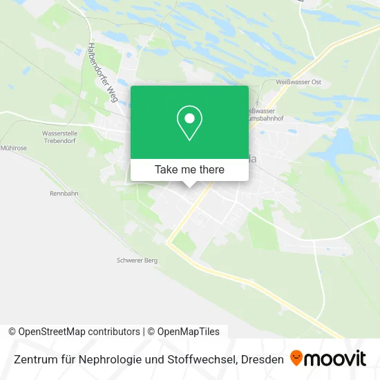 Карта Zentrum für Nephrologie und Stoffwechsel