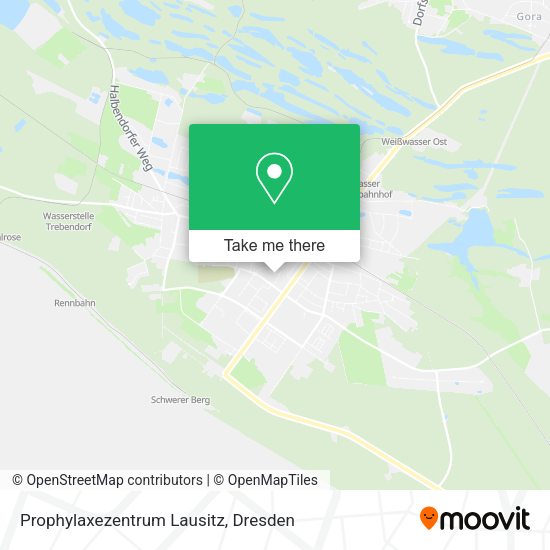 Карта Prophylaxezentrum Lausitz