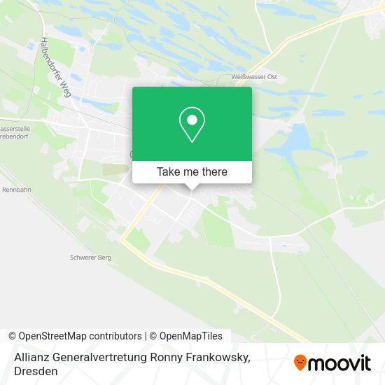 Карта Allianz Generalvertretung Ronny Frankowsky