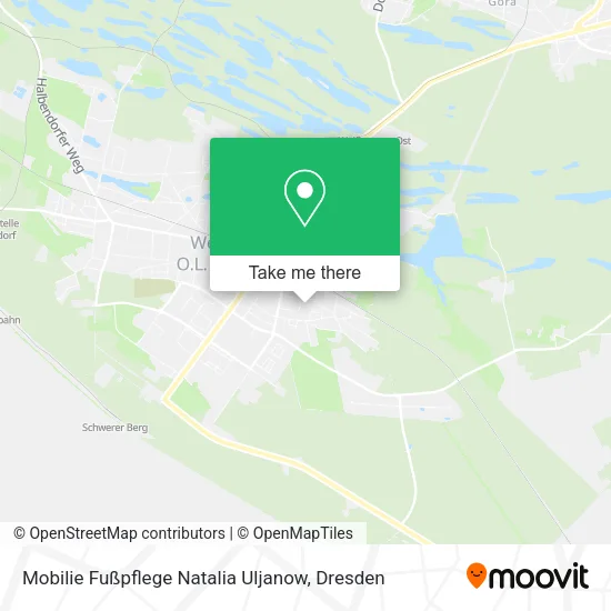 Карта Mobilie Fußpflege Natalia Uljanow