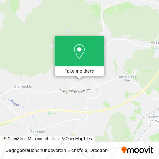 Карта Jagdgebrauchshundeverein Eichsfeld